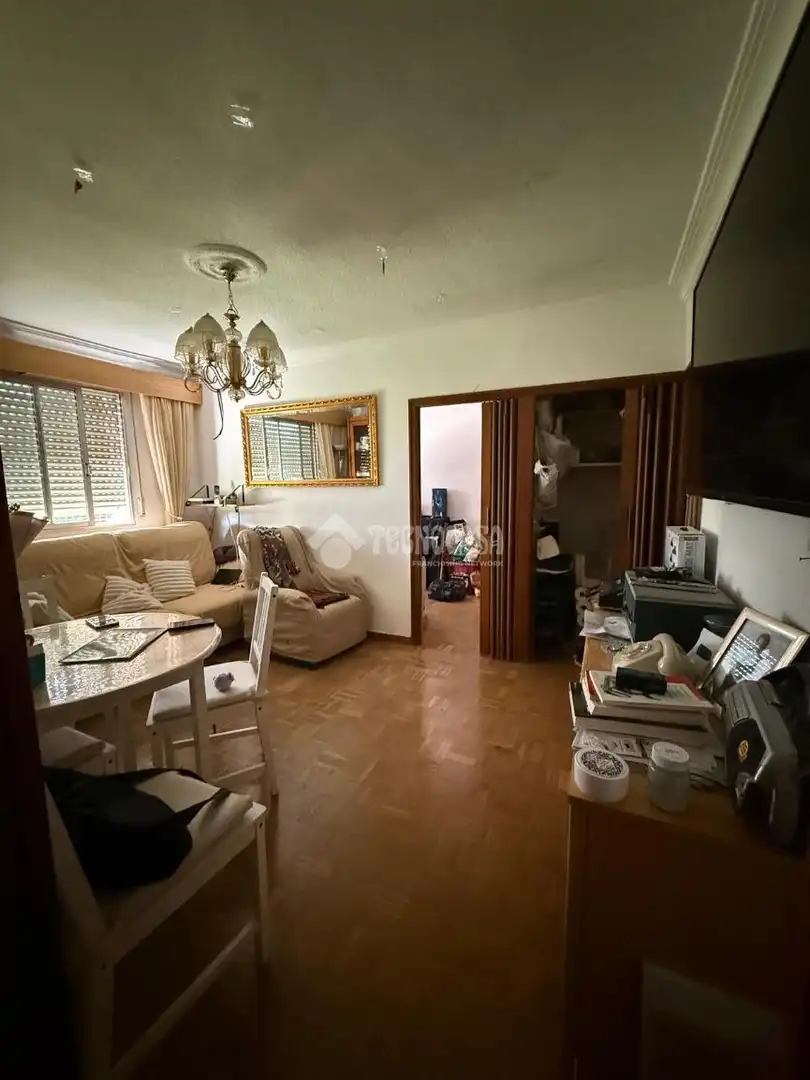Sala d'estar de Pis en venda en Madrid amb Calefacció i Parquet