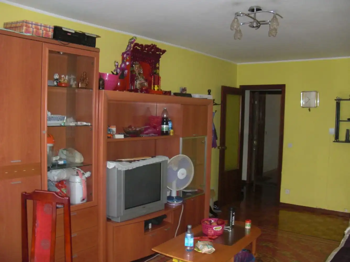 Sala de estar de Piso en venta en Vigo  con Parquet y Terraza