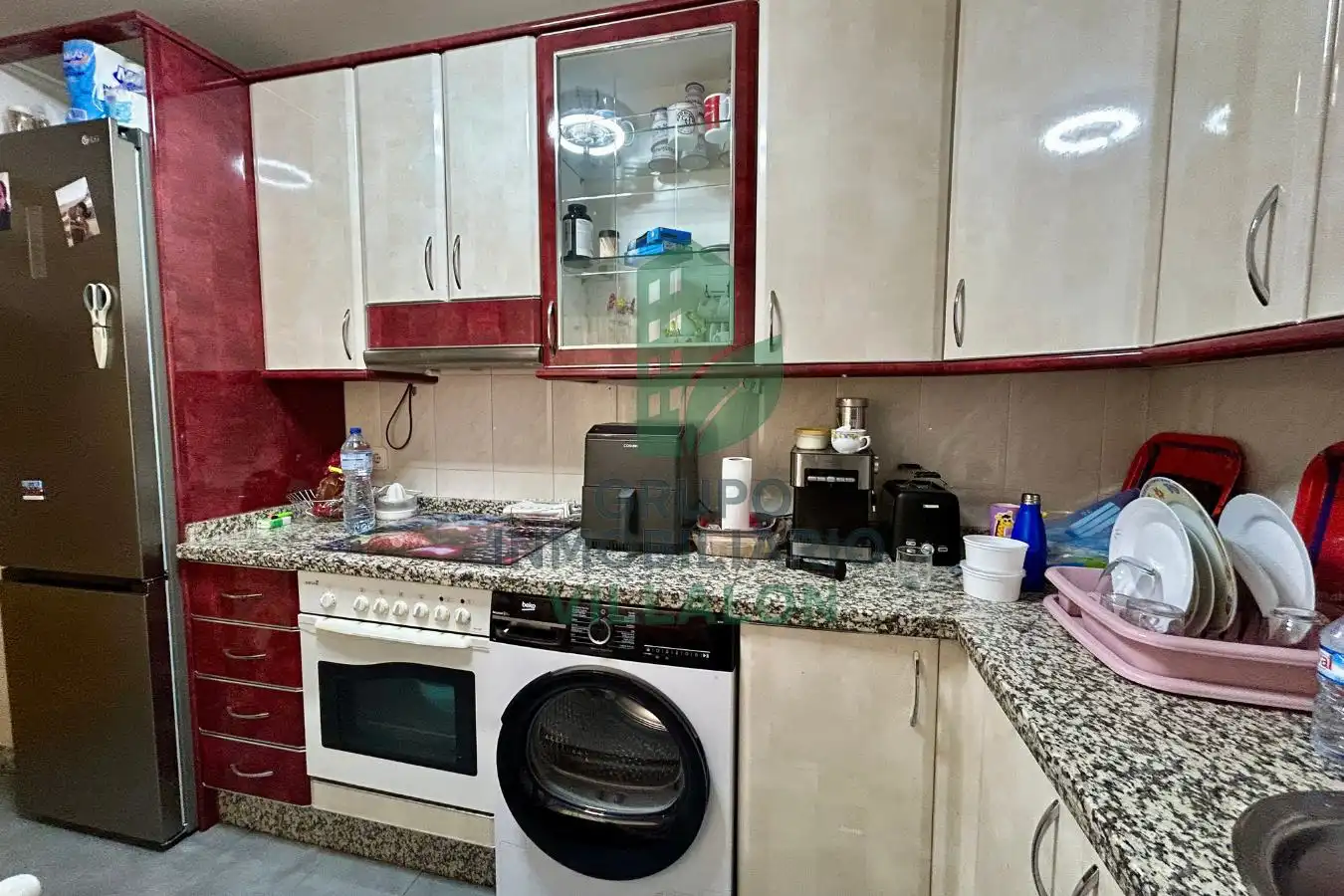 Küche von Wohnung zum Verkauf in San Andrés del Rabanedo mit Heizung, Abstellraum und Möbliert