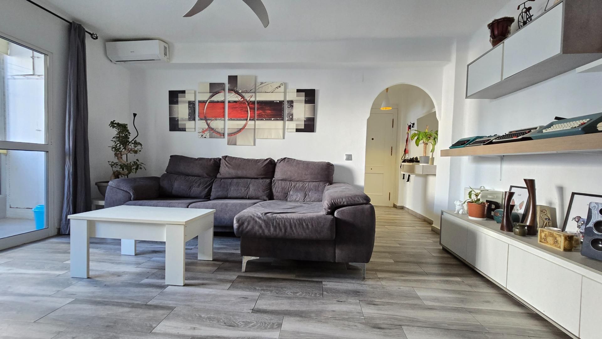 Living room of Planta baja for sale in Torremolinos  with Air Conditioner, Terrace and Balcony