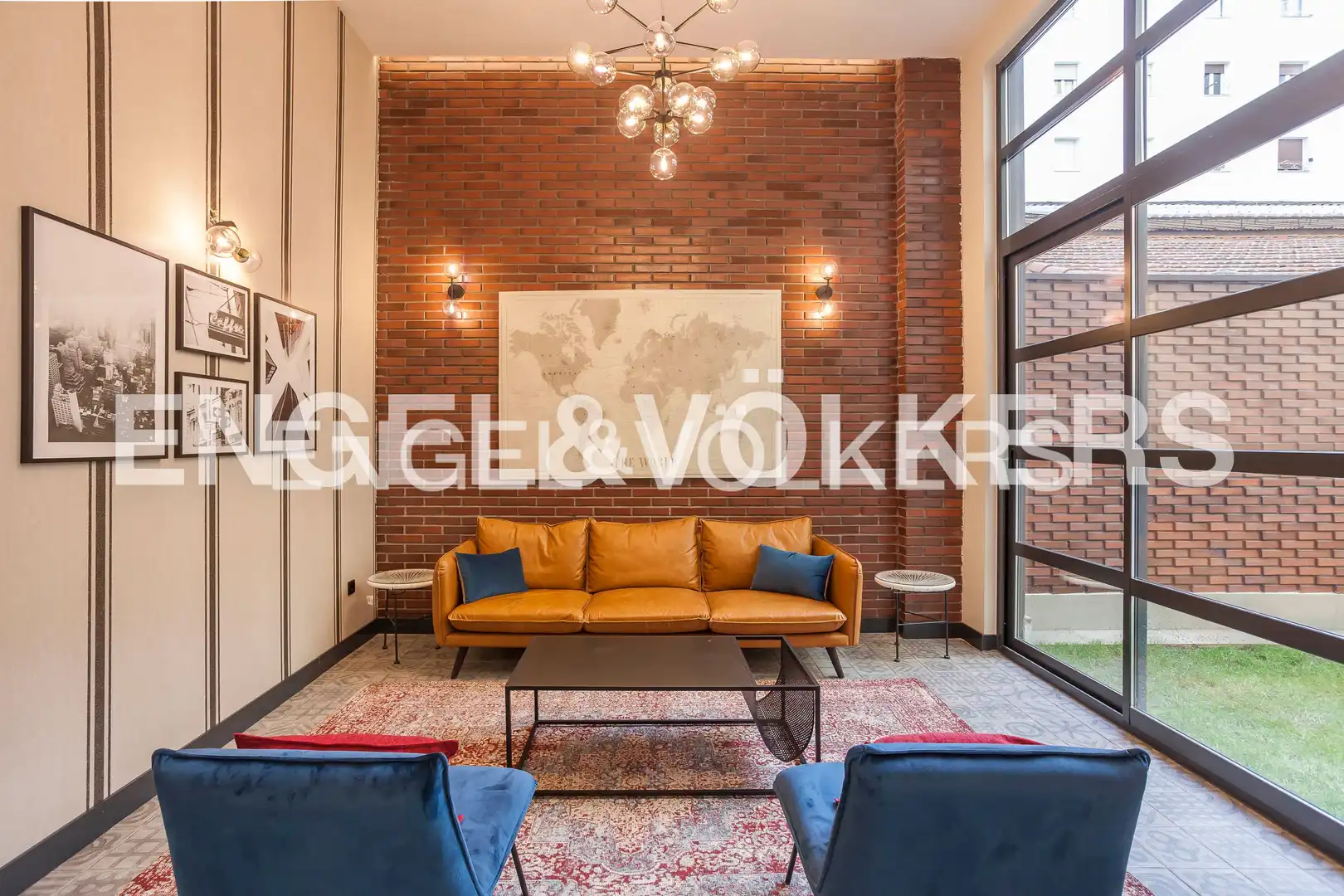 Sala de estar de Piso de alquiler en Madrid con Aire acondicionado, Calefacción y Jardín privado
