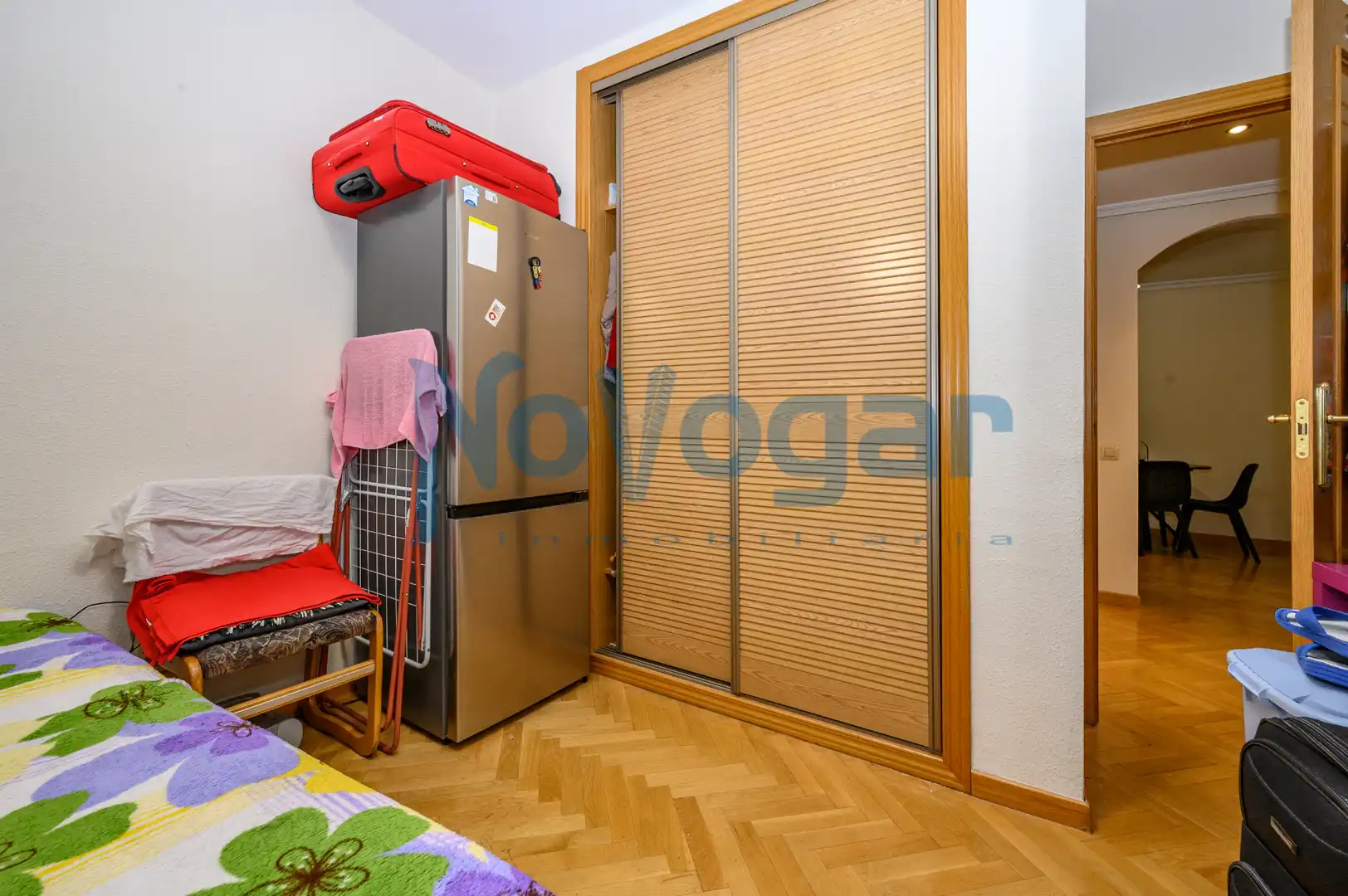 Bedroom of Flat for sale in Madrid  with Air Conditioner, Heating and Community pool