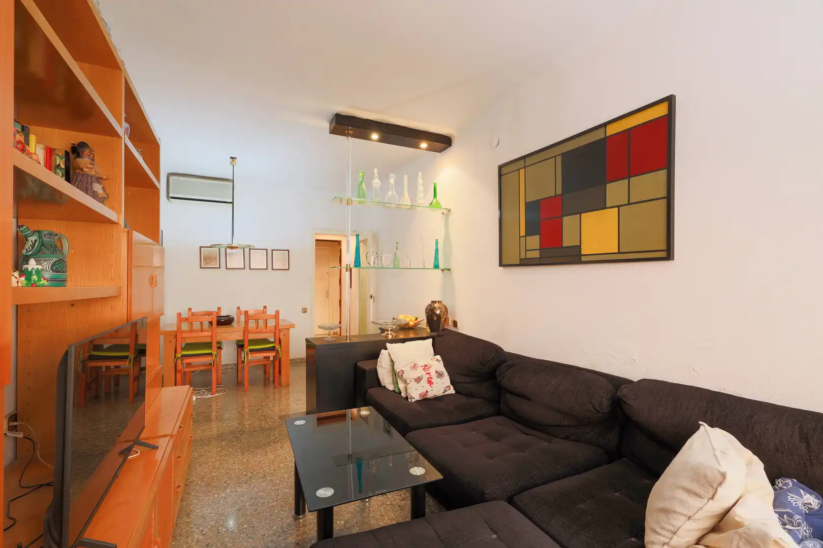 Living room of Flat for sale in Barcelona  with Terrace