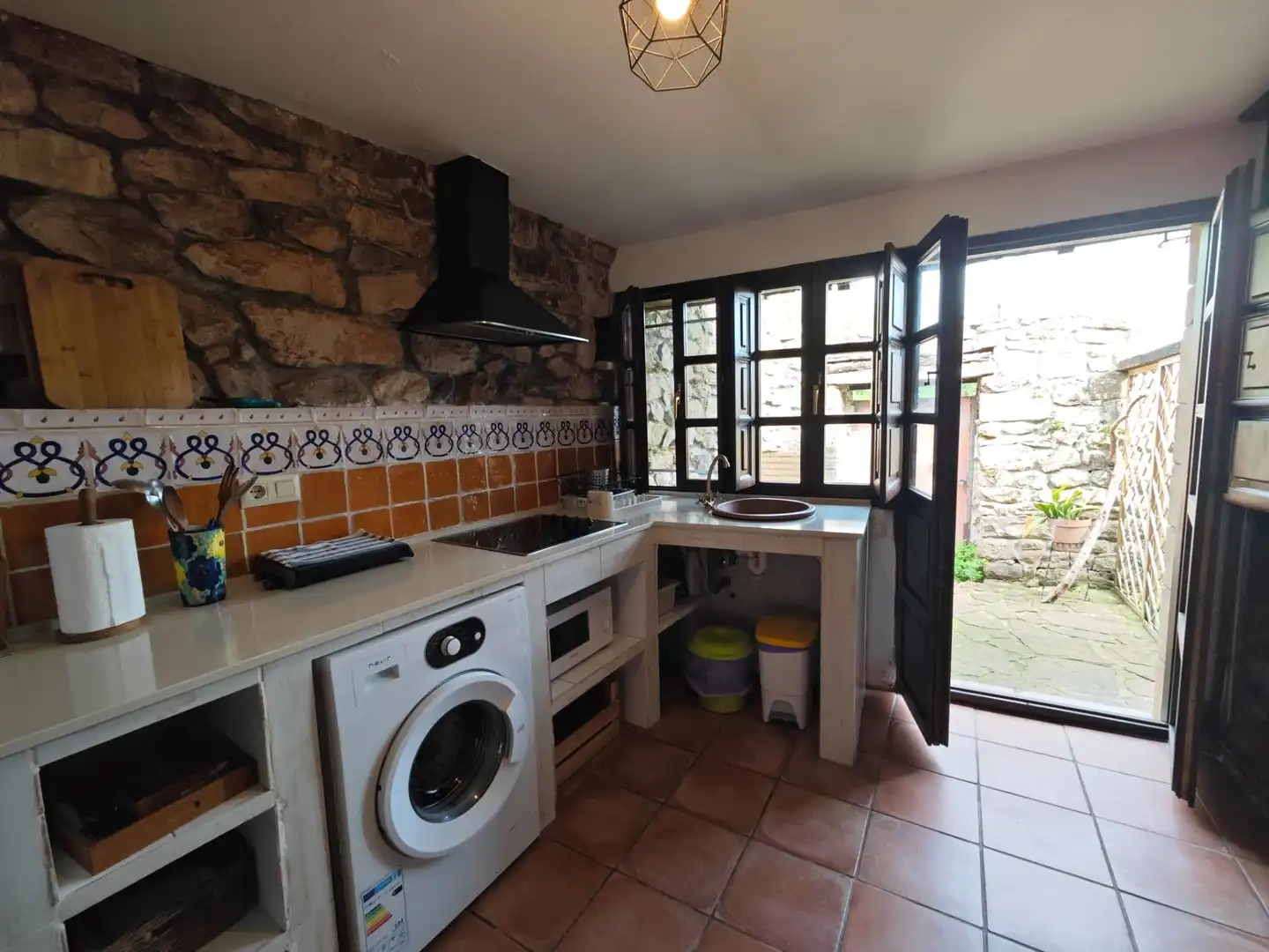 Cocina de Casa adosada en venta en Mazcuerras con Terraza