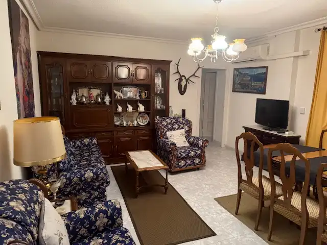 Living room of Flat for rent in Puertollano  with Air Conditioner, Heating and Furnished