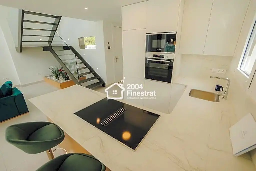 Kitchen of Houses for sale in Finestrat  with Private garden, Terrace and Swimming Pool