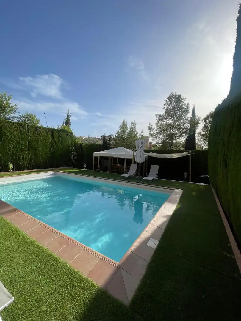 Swimming pool of Houses for rent in Monachil  with Air Conditioner, Heating and Private garden