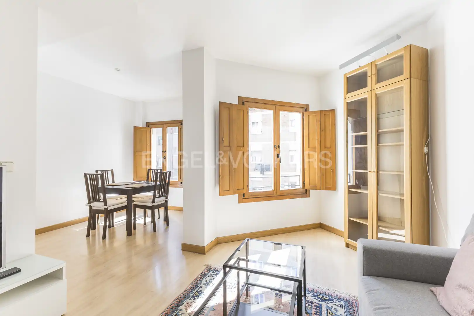 Exterior view of Flat for rent in Madrid  with Air Conditioner, Heating and Furnished