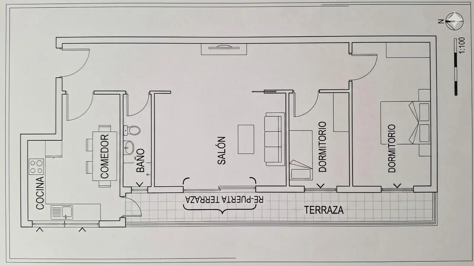 Flat for sale in Madrid  with Air Conditioner, Heating and Parquet flooring