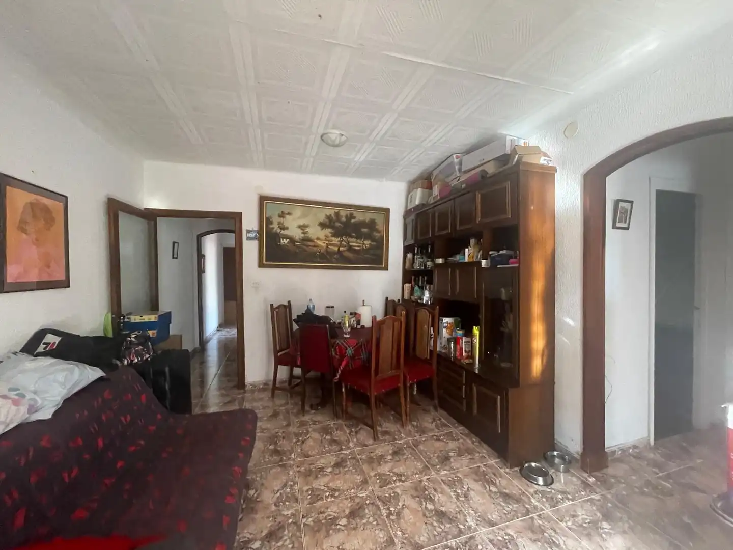 Dining room of Flat for sale in Figueres  with Storage room, Oven and Balcony
