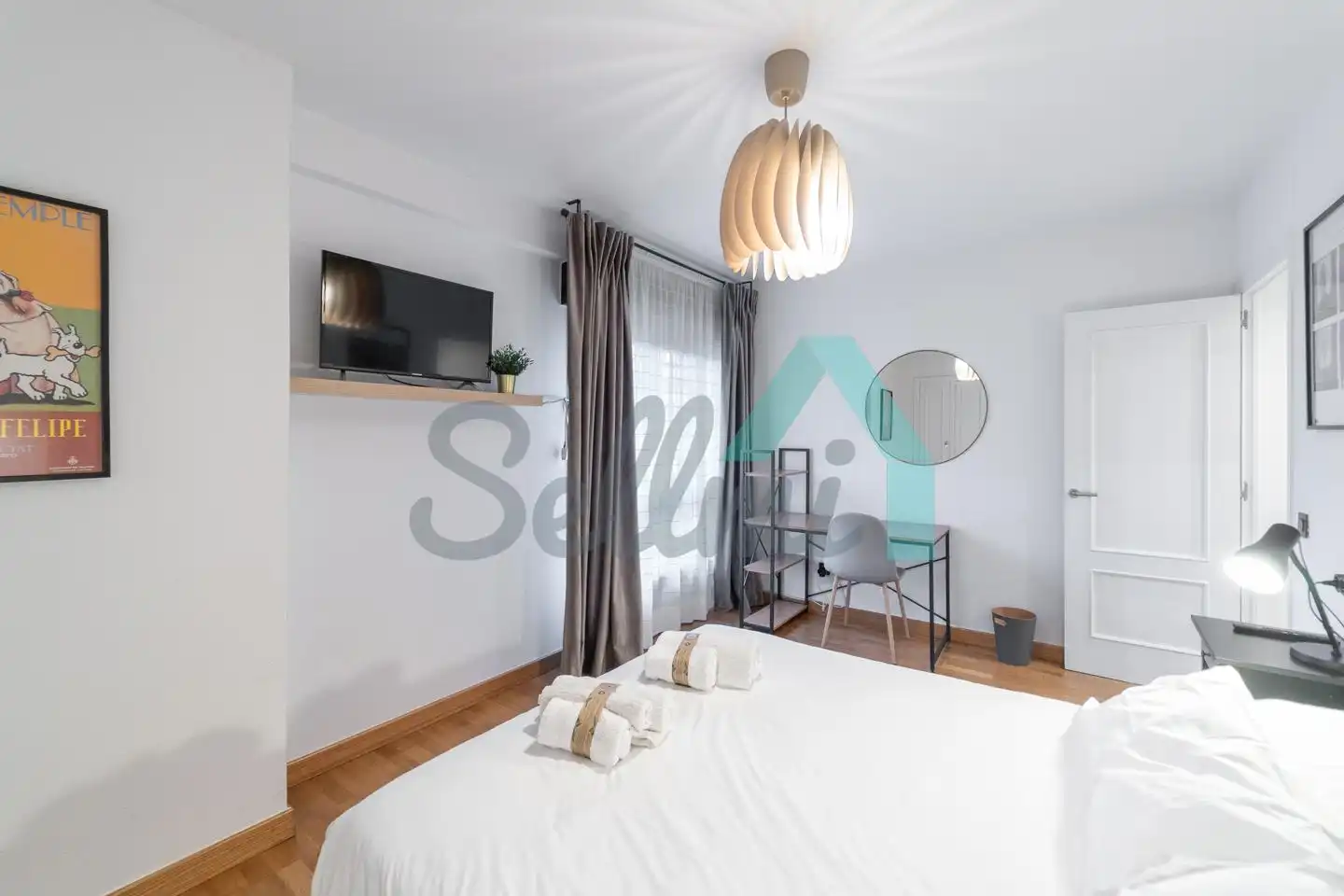 Habitación de Planta baja de alquiler en Oviedo  con Calefacción, Terraza y Amueblado