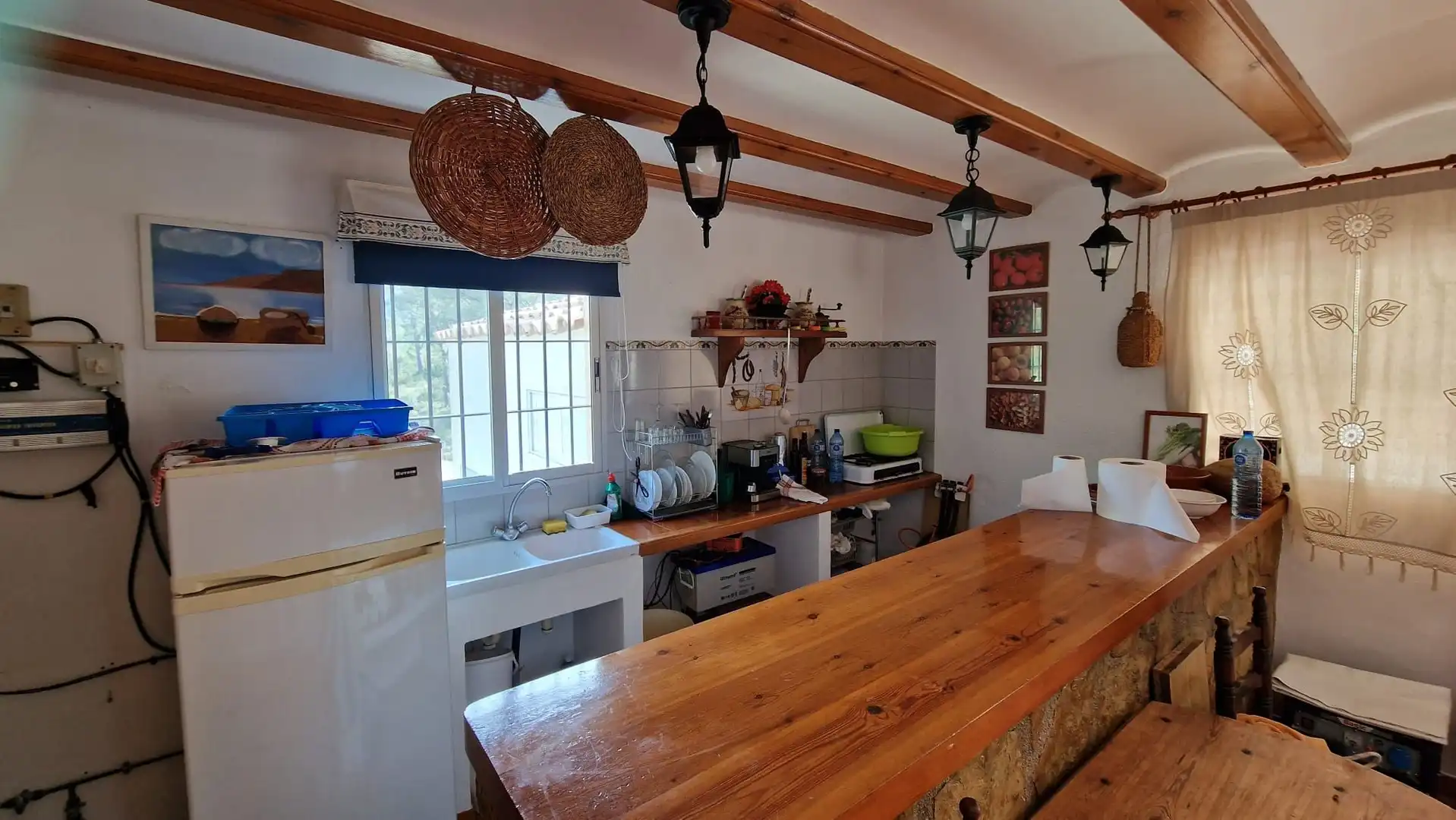 Cuina de Casa o xalet en venda en Tàrbena amb Terrassa, Moblat i Forn