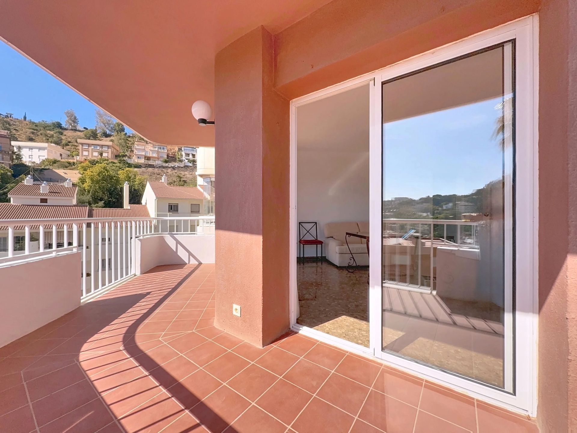 Terrace of Flat to rent in Málaga Capital  with Terrace, Furnished and Washing machine