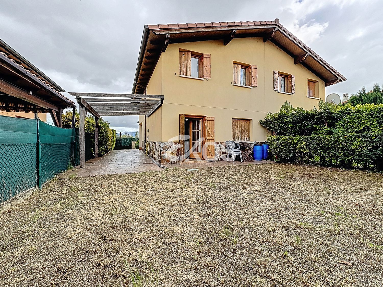 Exterior view of Single-family semi-detached for sale in Tirgo  with Heating, Terrace and Balcony