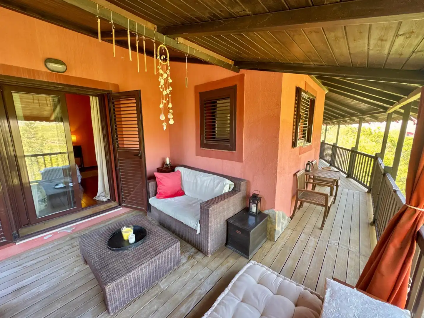 Terrassa de Casa o xalet en venda en Olivella amb Calefacció, Jardí privat i Terrassa