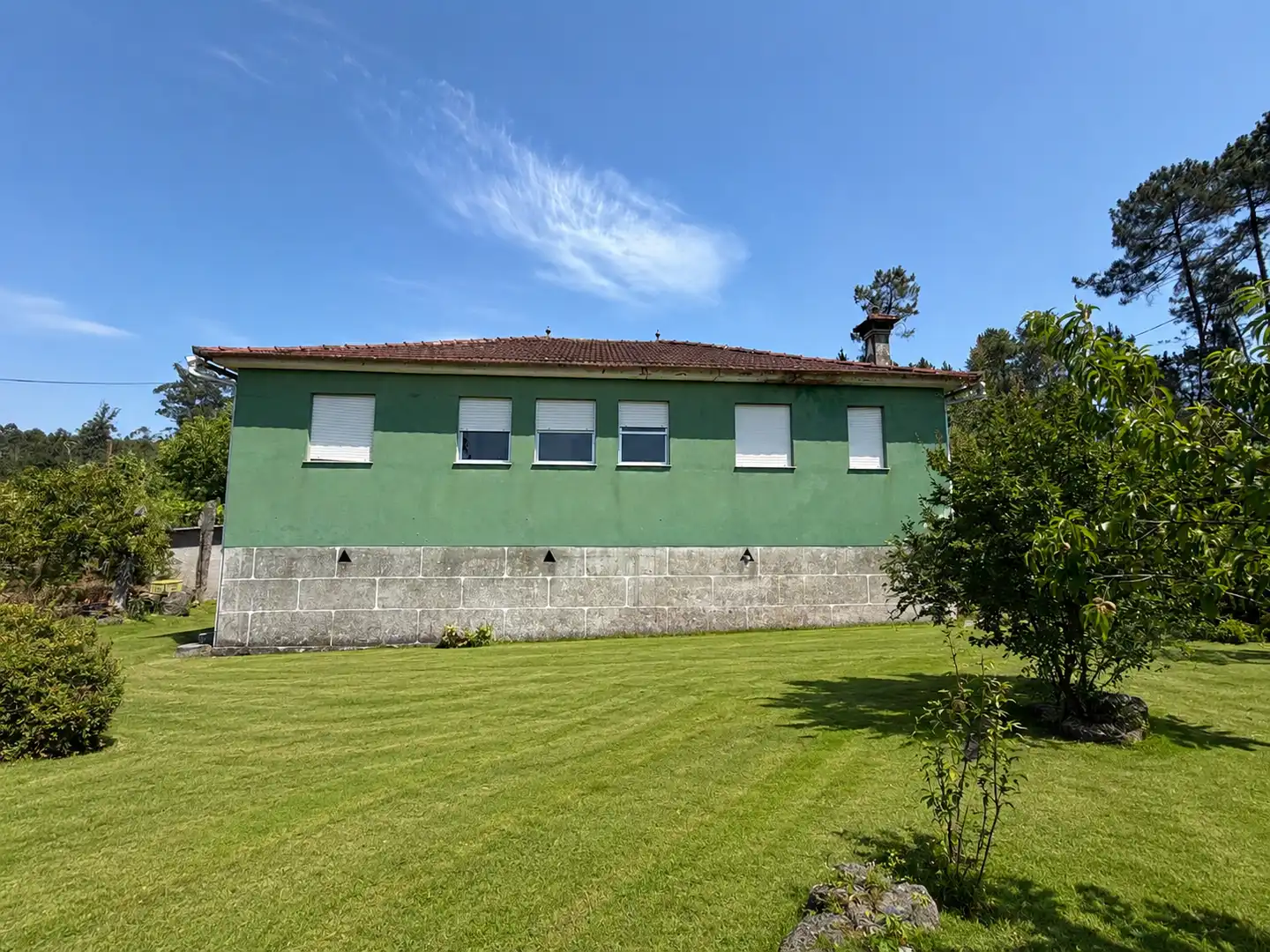 Vista exterior de Casa o xalet en venda en Salvaterra de Miño amb Jardí privat i Parquet