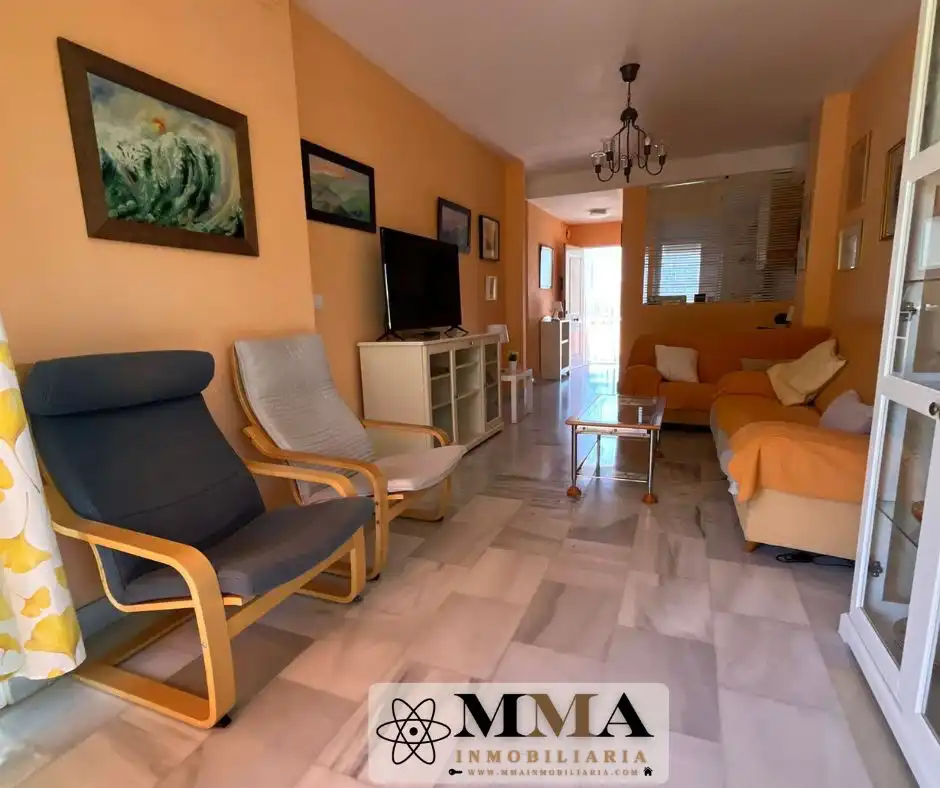 Living room of Flat for sale in La Antilla  with Air Conditioner, Heating and Private garden