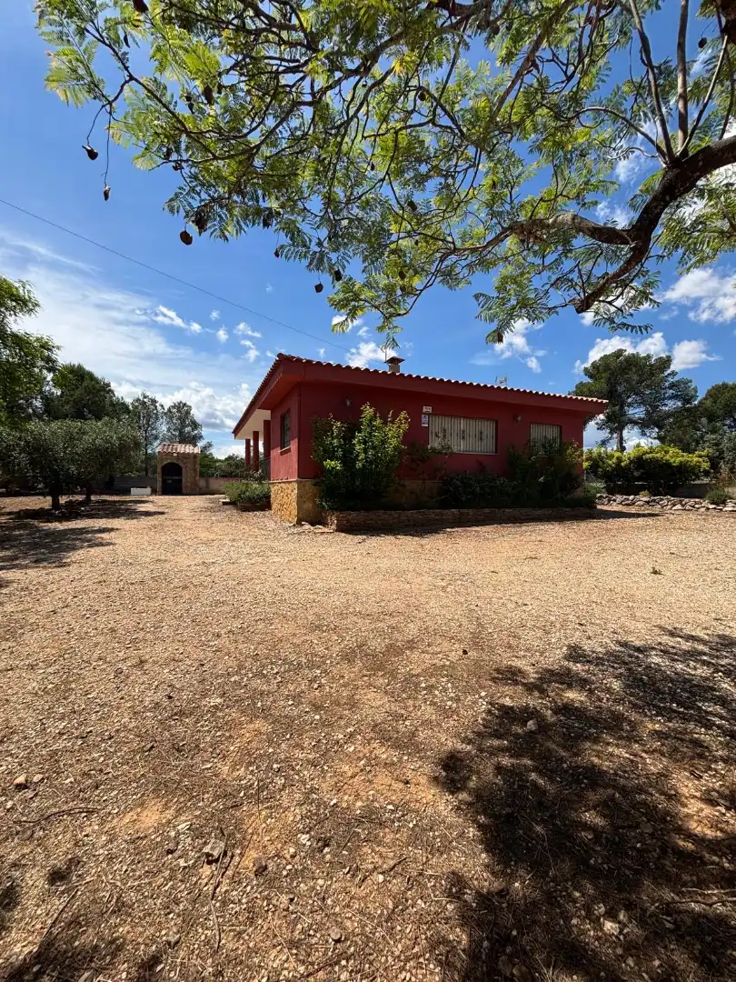 Vista exterior de Casa o chalet en venta en Catadau con Aire acondicionado, Jardín privado y Terraza