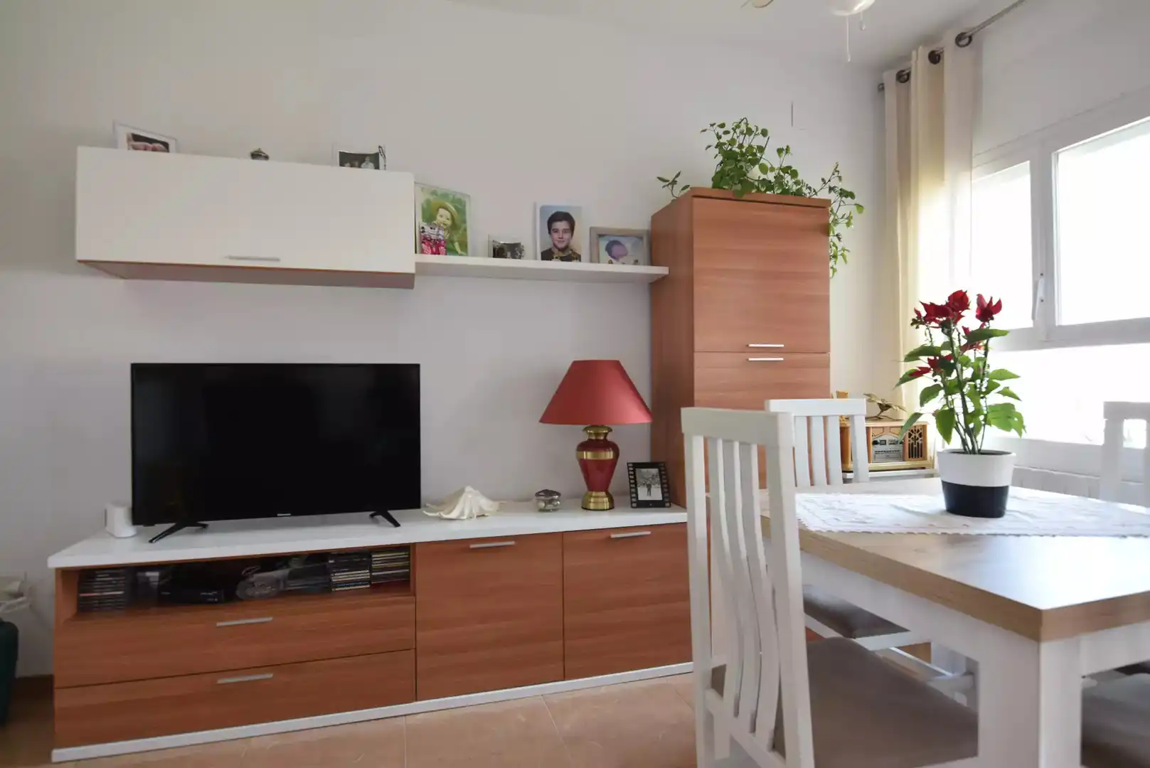 Living room of Flat for sale in Roses  with Heating, Terrace and Storage room