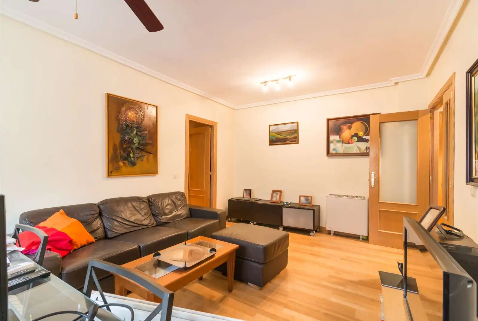 Sala de estar de Piso en venta en Pedrezuela con Calefacción y Amueblado