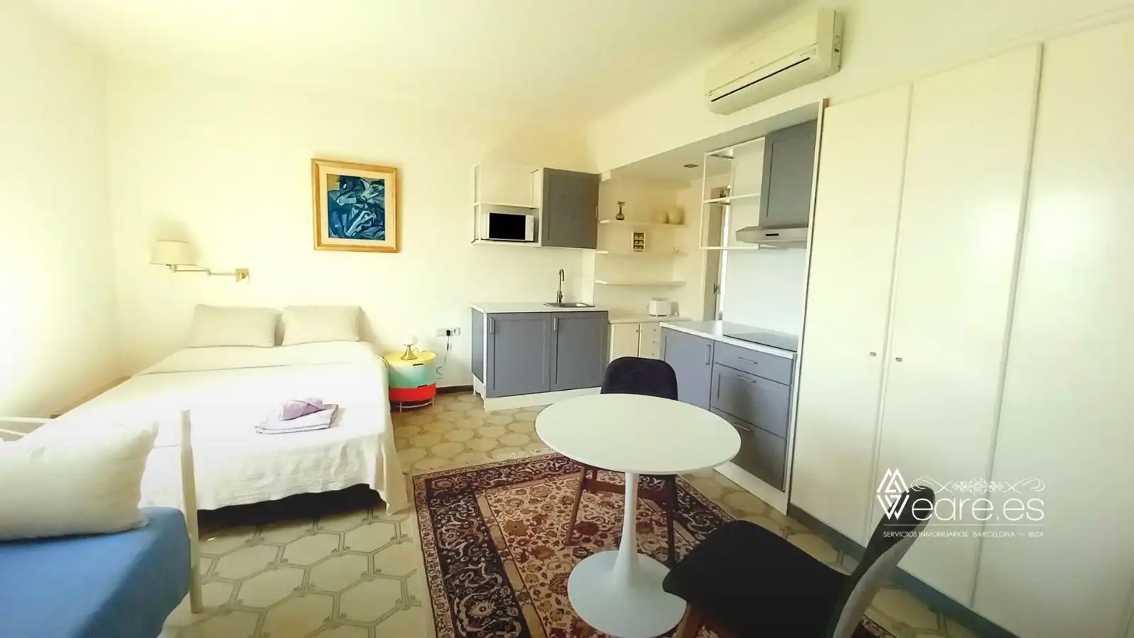 Habitación de Estudio de alquiler en Altafulla con Aire acondicionado, Calefacción y Jardín privado