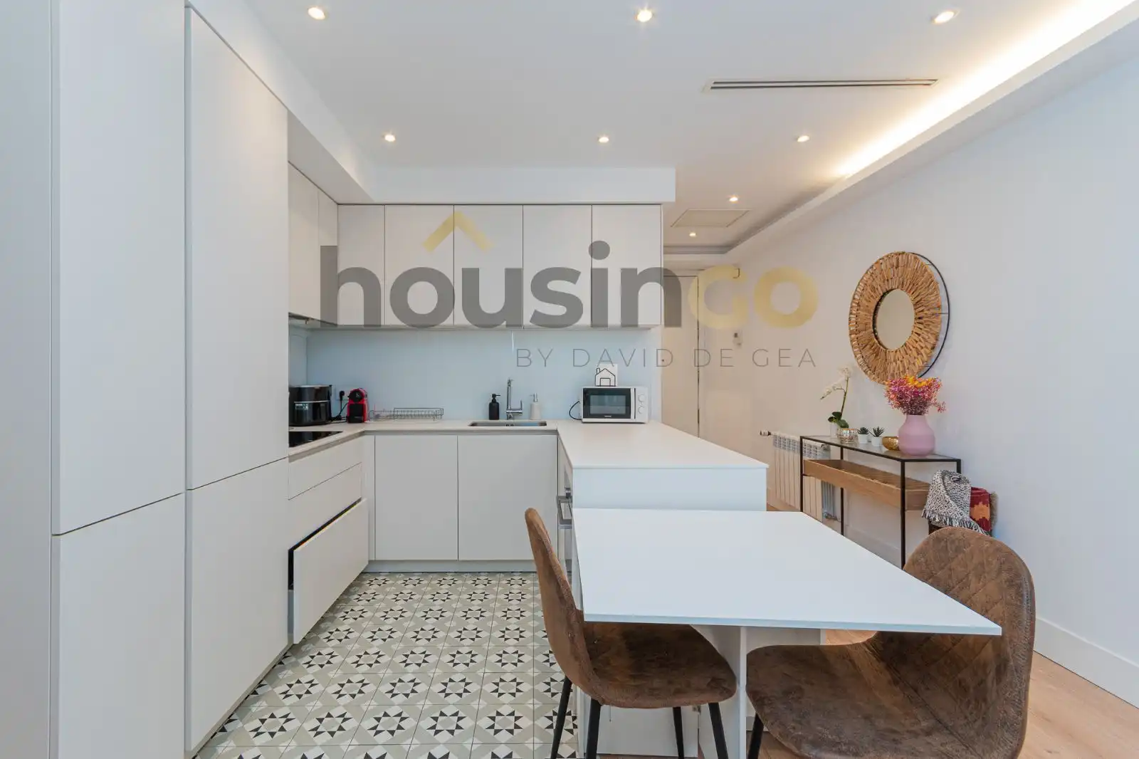 Cocina de Piso de alquiler en Madrid con Aire acondicionado, Calefacción y Terraza