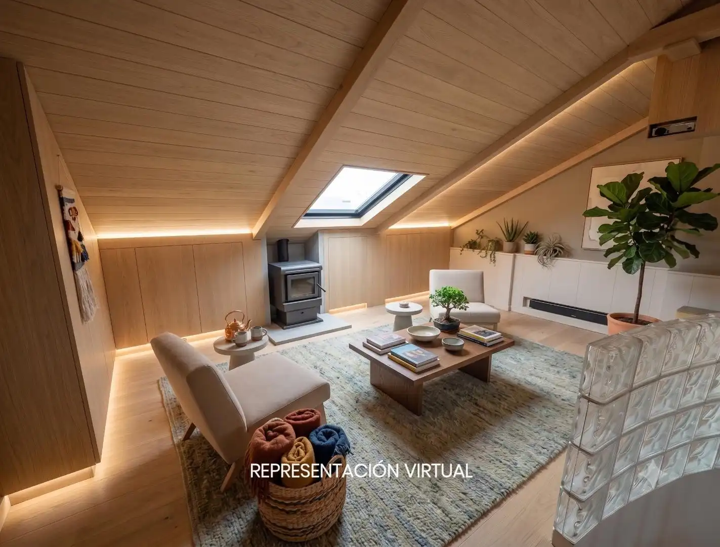Living room of Detached homes for sale in Galapagar  with Air Conditioner, Heating and Private garden