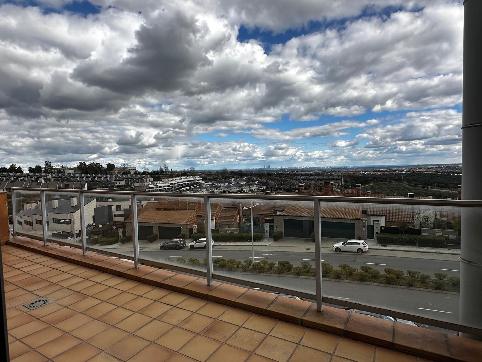 Exterior view of Single-family semi-detached for sale in Torrelodones  with Air Conditioner, Heating and Private garden
