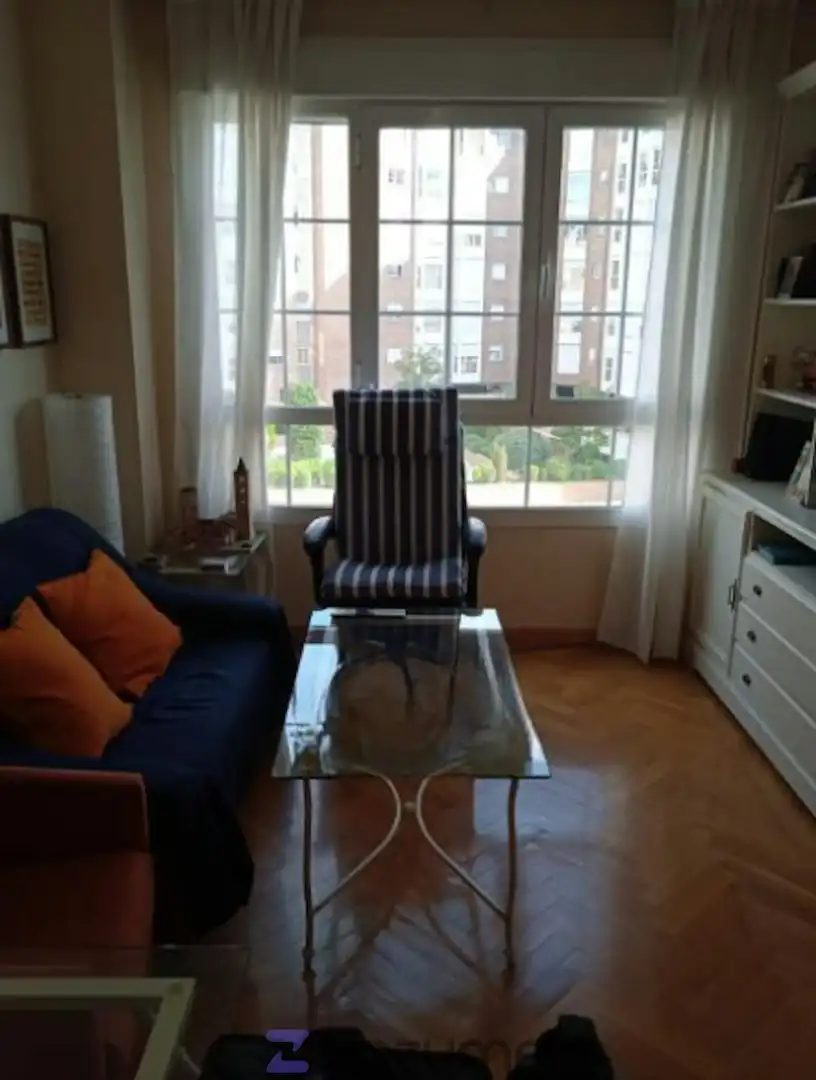 Wohnzimmer von Wohnungen zur Miete in Madrid mit Klimaanlage, Heizung und Privatgarten