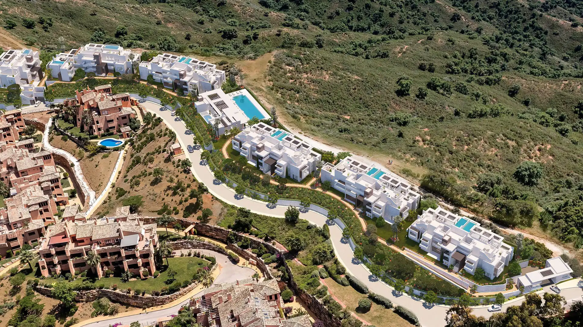 Außenansicht von Dachboden zum Verkauf in Ojén mit Klimaanlage, Terrasse und Abstellraum