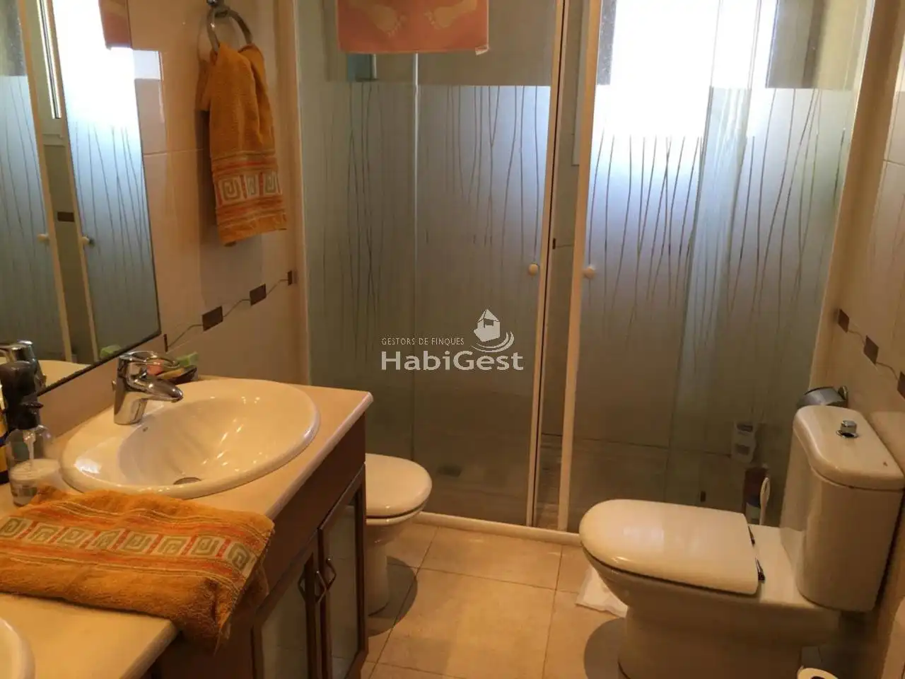 Baño de Casa o chalet en venta en Fontcoberta con Jardín privado, Terraza y Piscina