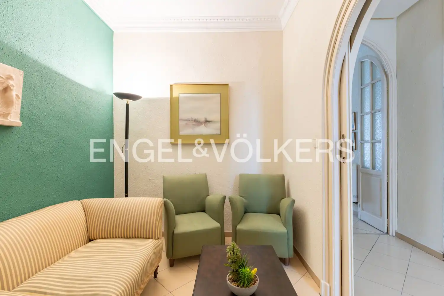 Sala d'estar de Pis de lloguer en Valencia amb Aire condicionat i Calefacció