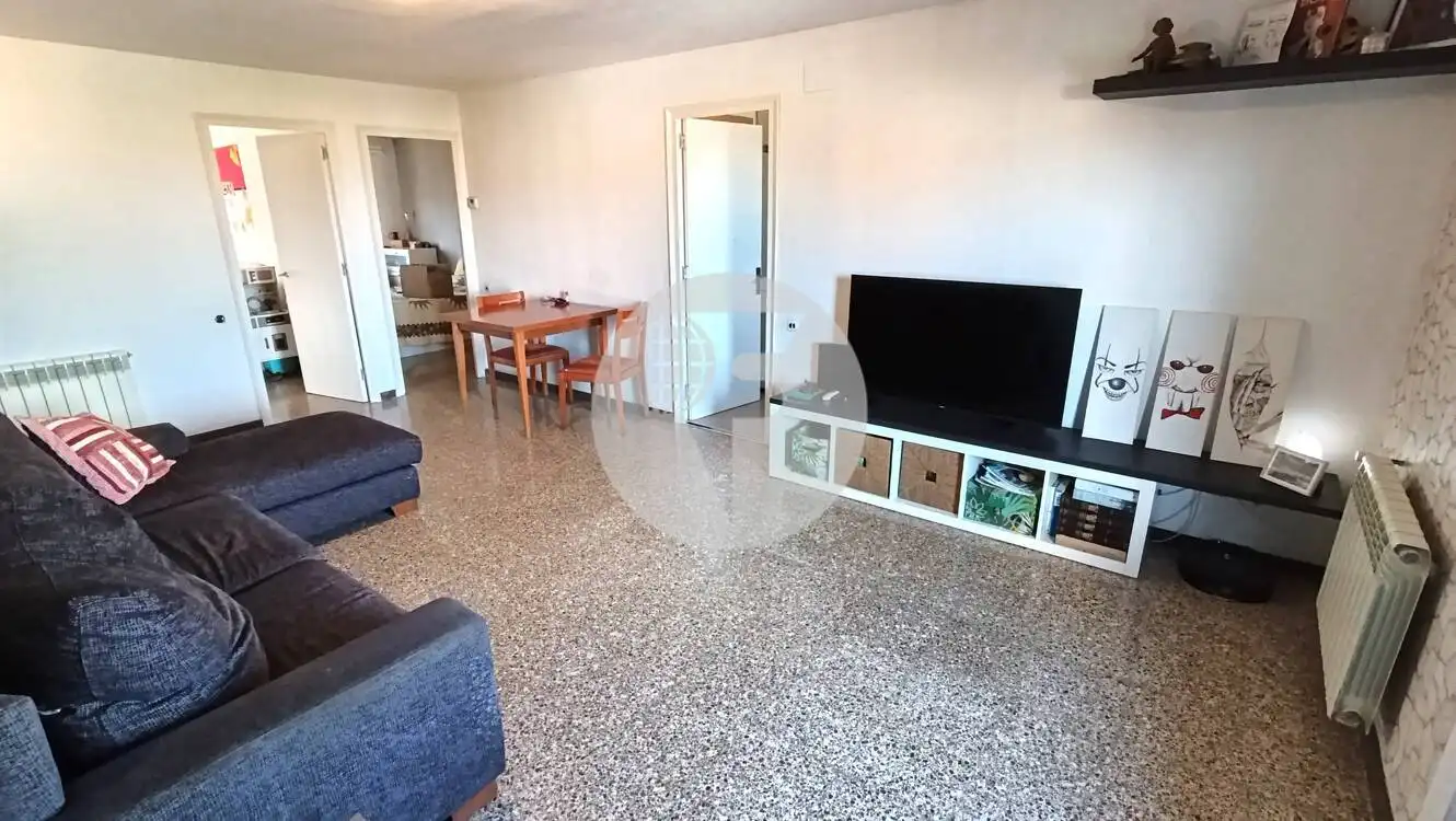 Sala de estar de Ático en venta en Terrassa con Aire acondicionado, Calefacción y Terraza