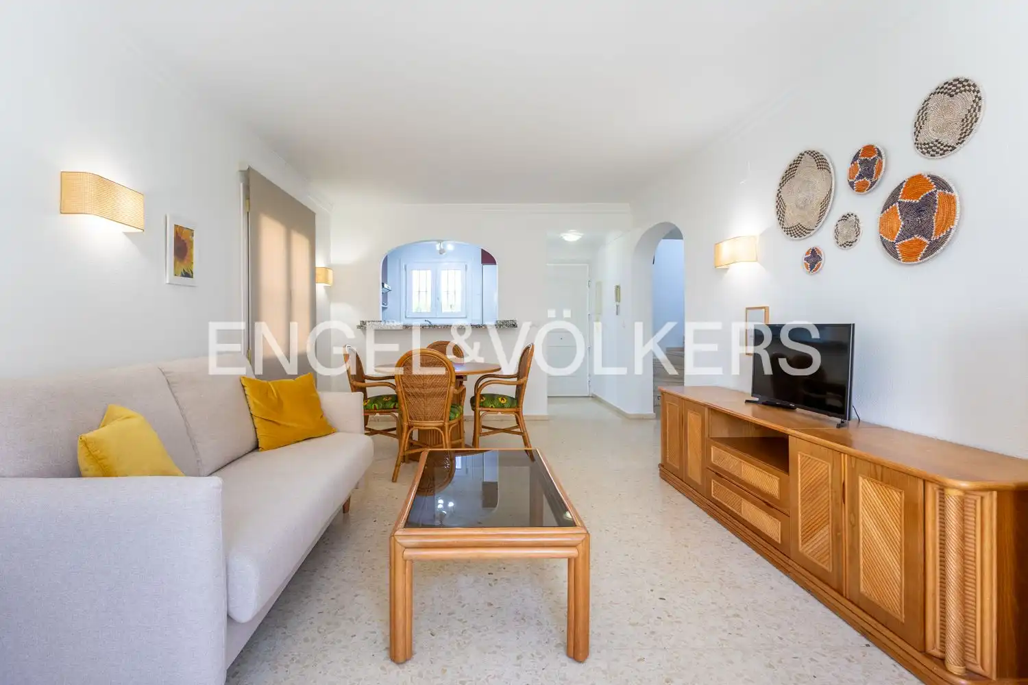 Sala de estar de Casa o chalet de alquiler en Oliva con Aire acondicionado, Calefacción y Jardín privado
