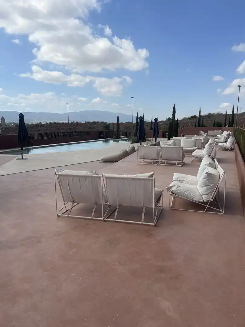 Terrassa de Pis en venda en  Murcia Capital amb Aire condicionat, Piscina i Balcó