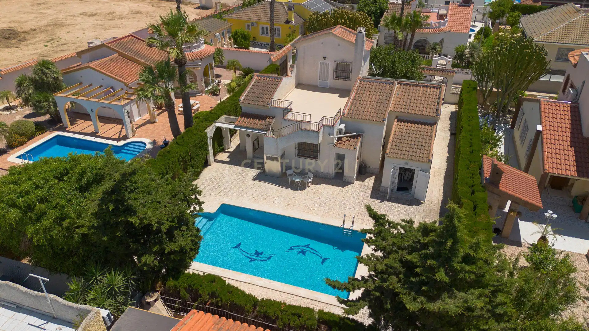 Vista exterior de Casa o chalet en venta en Los Alcázares con Aire acondicionado, Trastero y Piscina