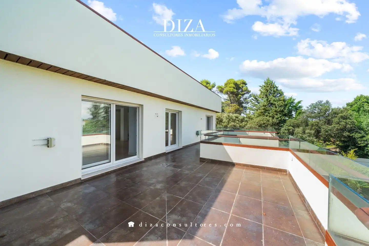 Terrace of Houses for rent in Madrid  with Air Conditioner, Heating and Private garden