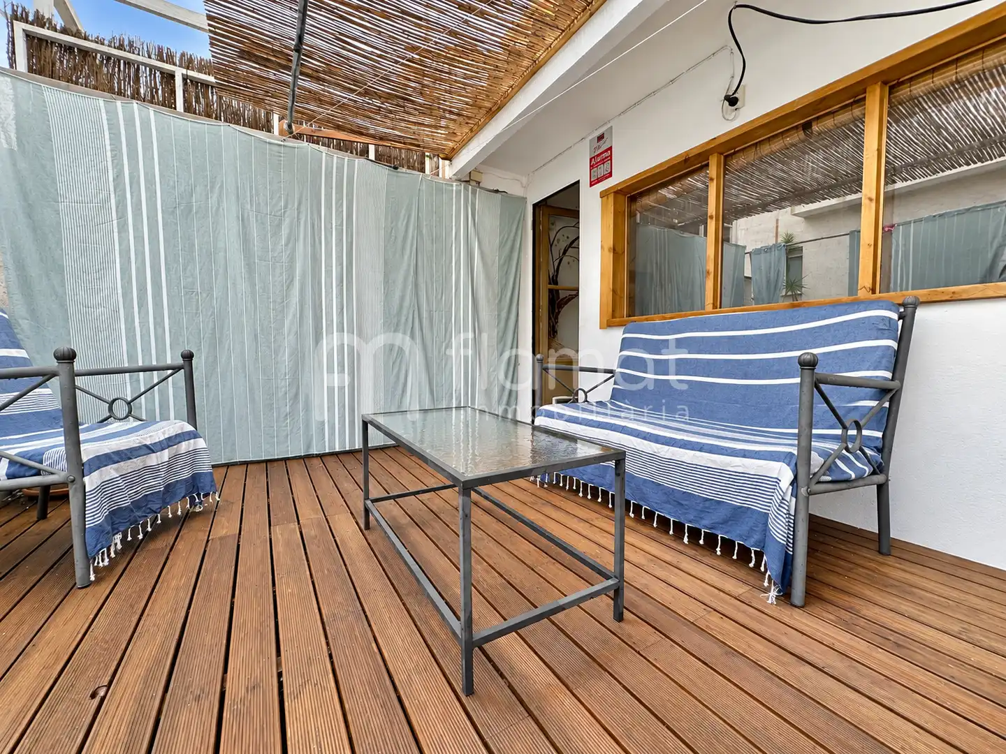 Terraza de Casa o chalet en venta en Centre