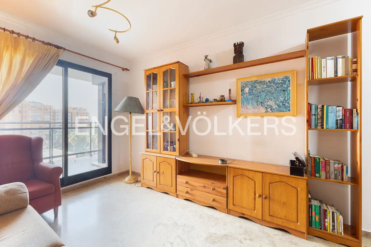 Sala de estar de Piso de alquiler en Valencia con Aire acondicionado, Calefacción y Jardín privado