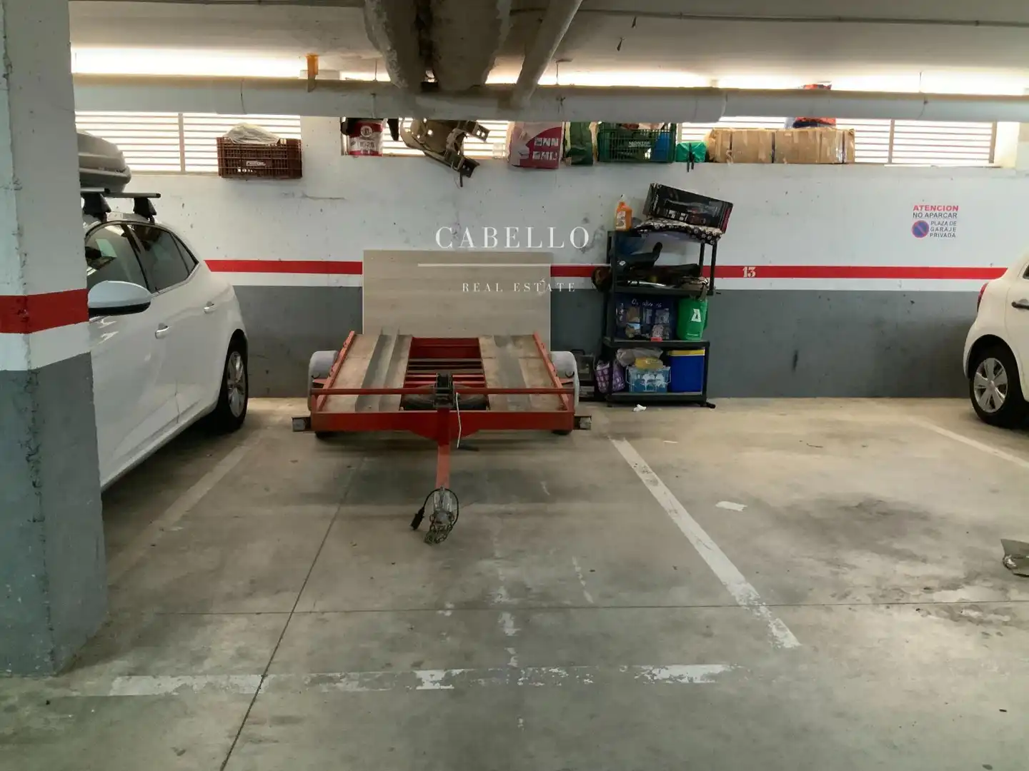 Parking of Flat for sale in Terrassa  with Air Conditioner, Heating and Parquet flooring