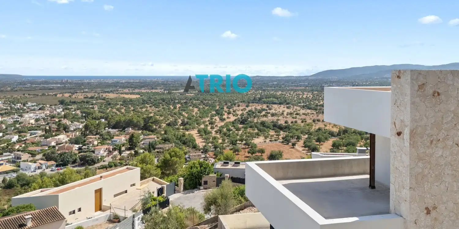 Vista exterior de Casa o xalet en venda en Bunyola amb Aire condicionat, Terrassa i Piscina