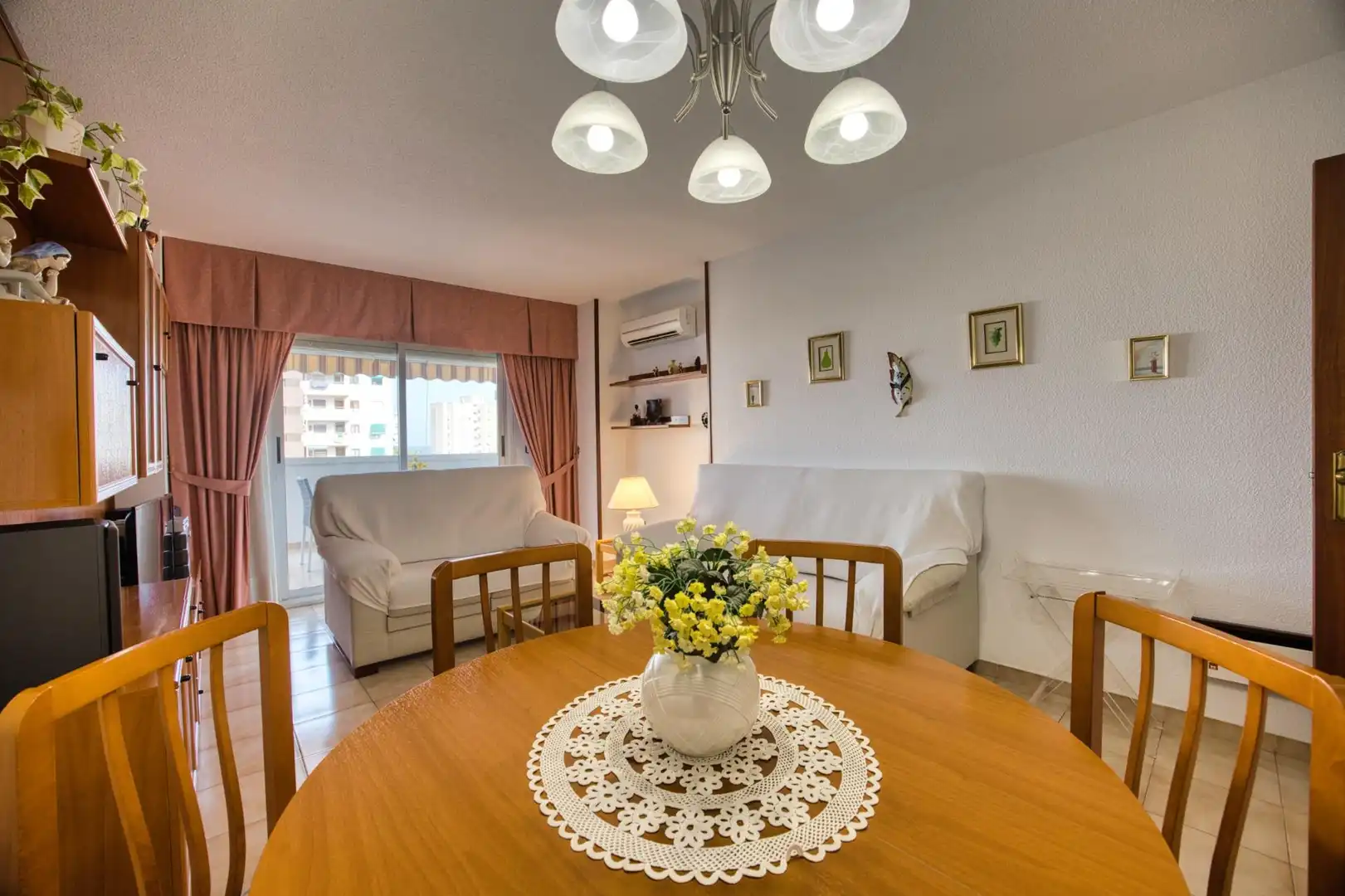 Dining room of Flat for sale in Alicante / Alacant  with Air Conditioner, Private garden and Balcony