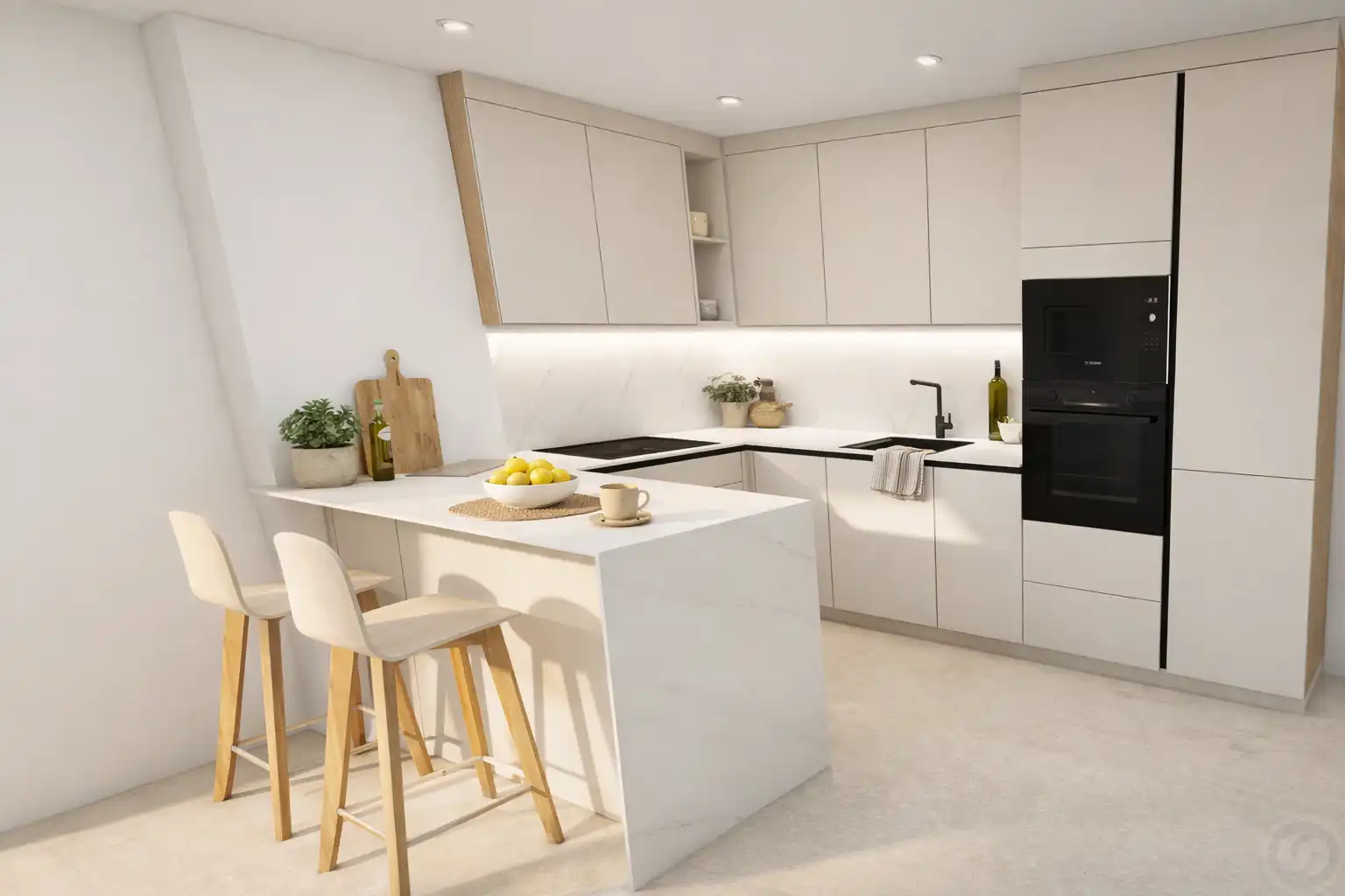 Cocina de Piso en venta en Rincón de la Victoria con Aire acondicionado, Calefacción y Terraza
