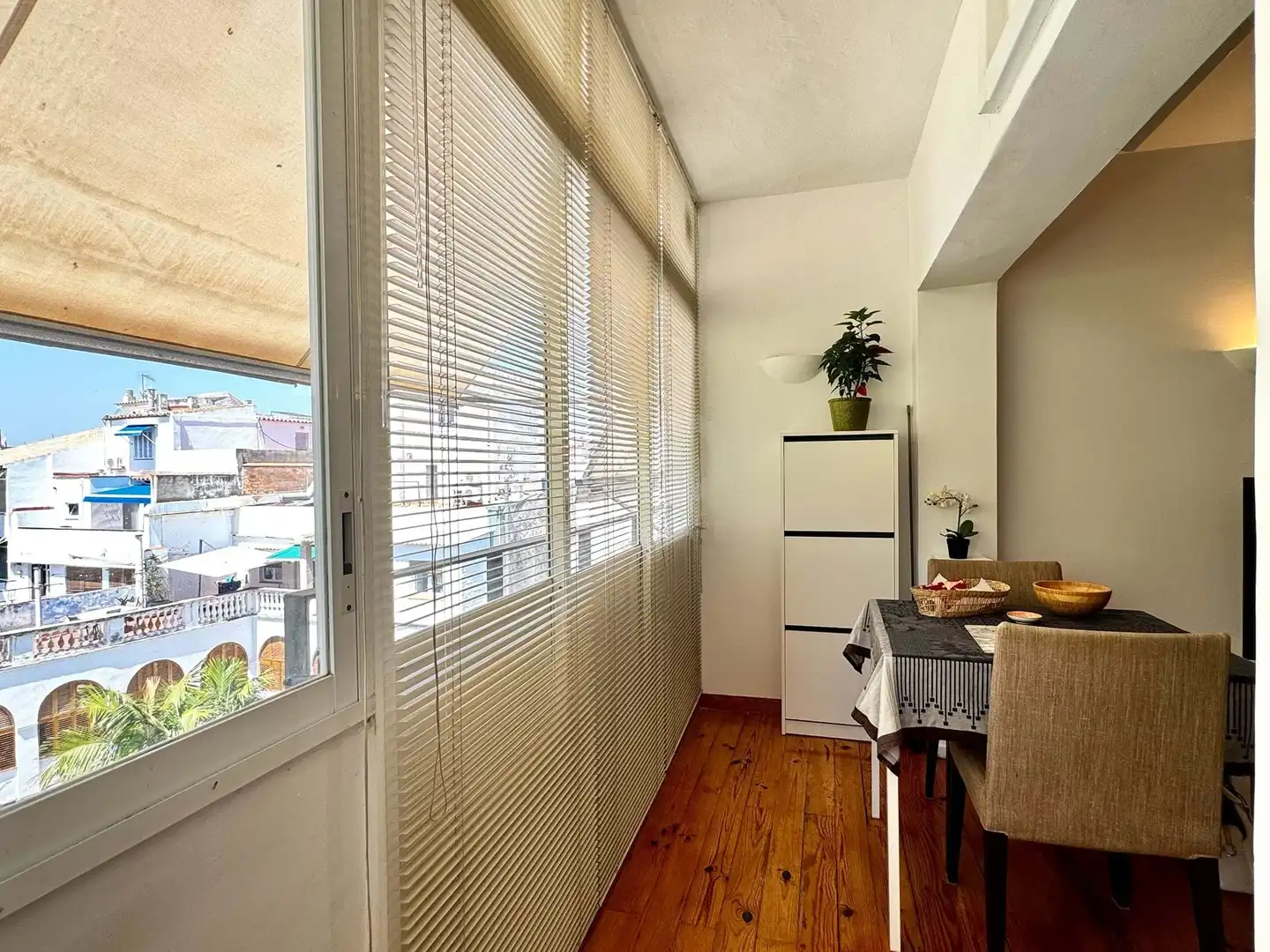 Terraza de Piso de alquiler en Sitges con Aire acondicionado