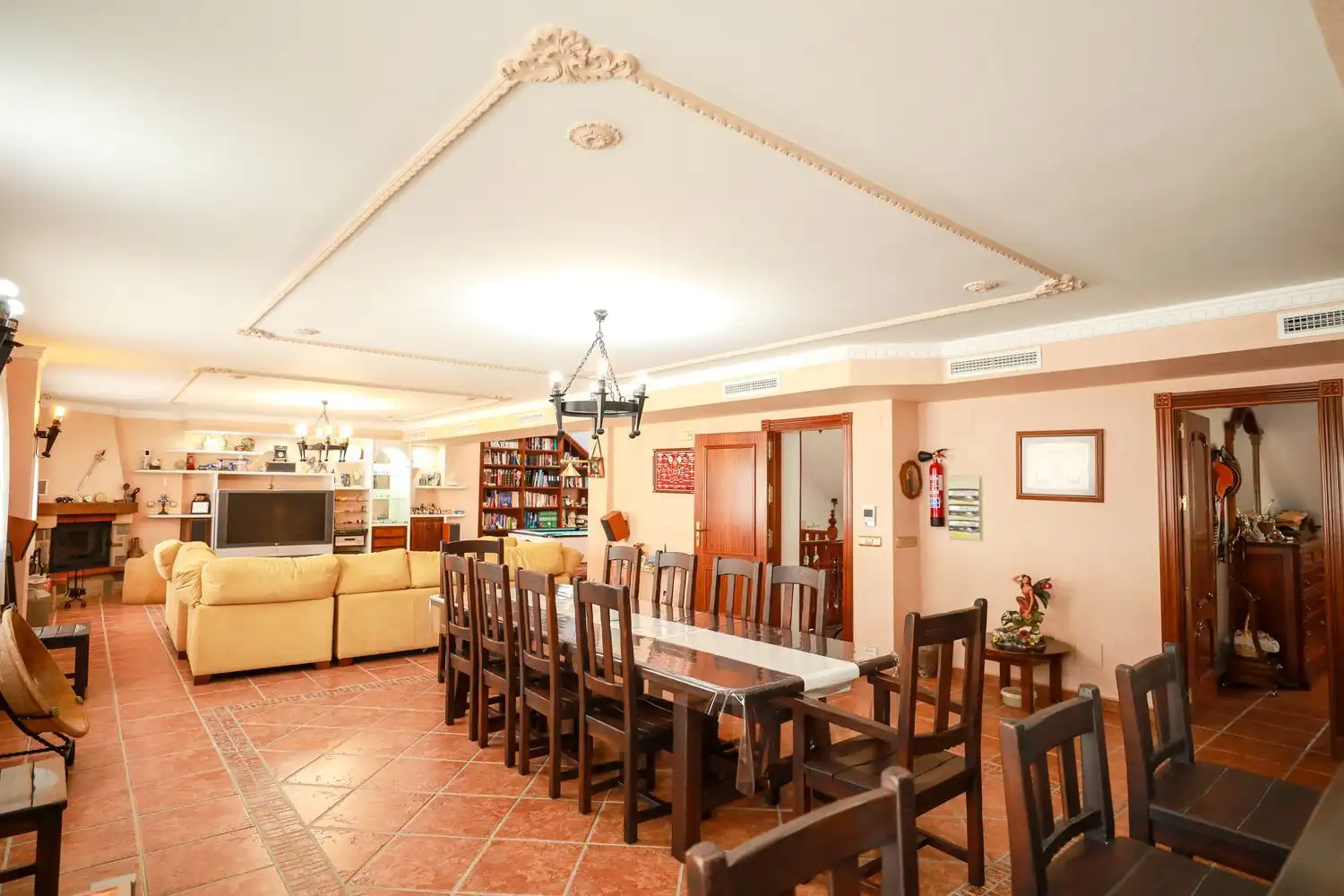 Comedor de Casa o chalet en venta en Pizarra con Aire acondicionado, Calefacción y Jardín privado