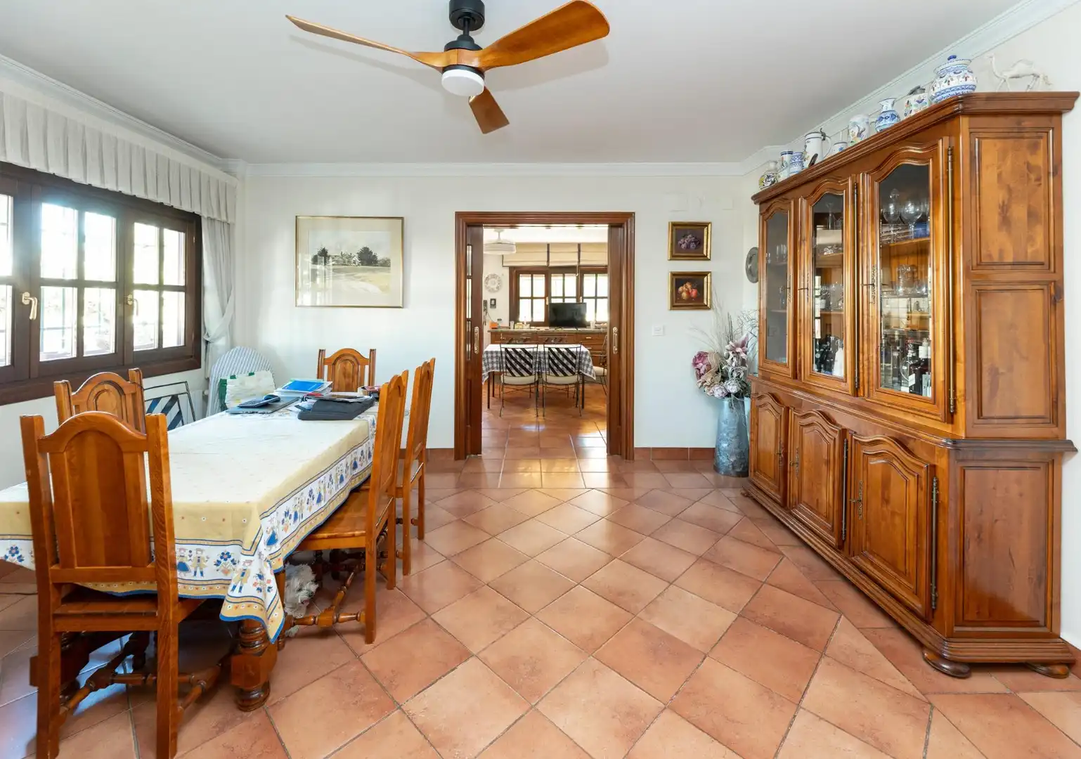 Dining room of Houses for sale in Cájar  with Air Conditioner, Heating and Private garden