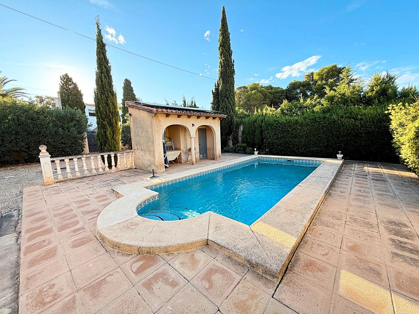 Swimming pool of House or chalet for sale in Calpe / Calp  with Air Conditioner, Private garden and Terrace