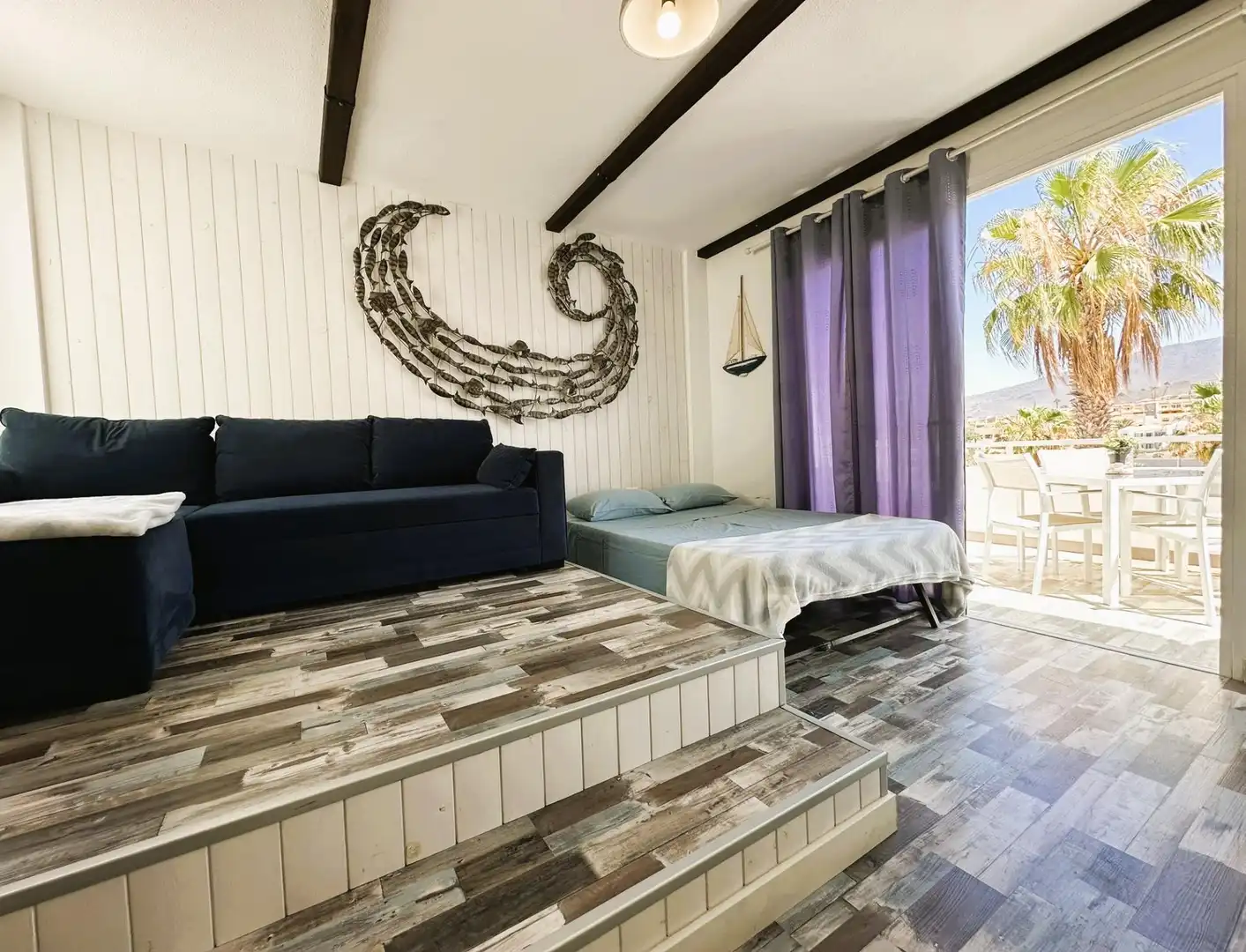 Schlafzimmer von Wohnung zum Verkauf in Adeje mit Klimaanlage, Terrasse und Möbliert