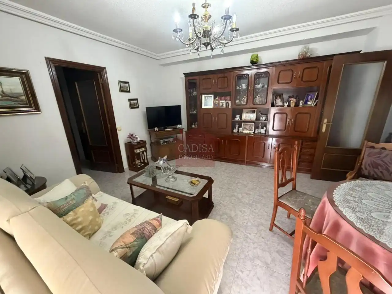 Sala de estar de Piso en venta en Salamanca con Calefacción, Amueblado y Balcón