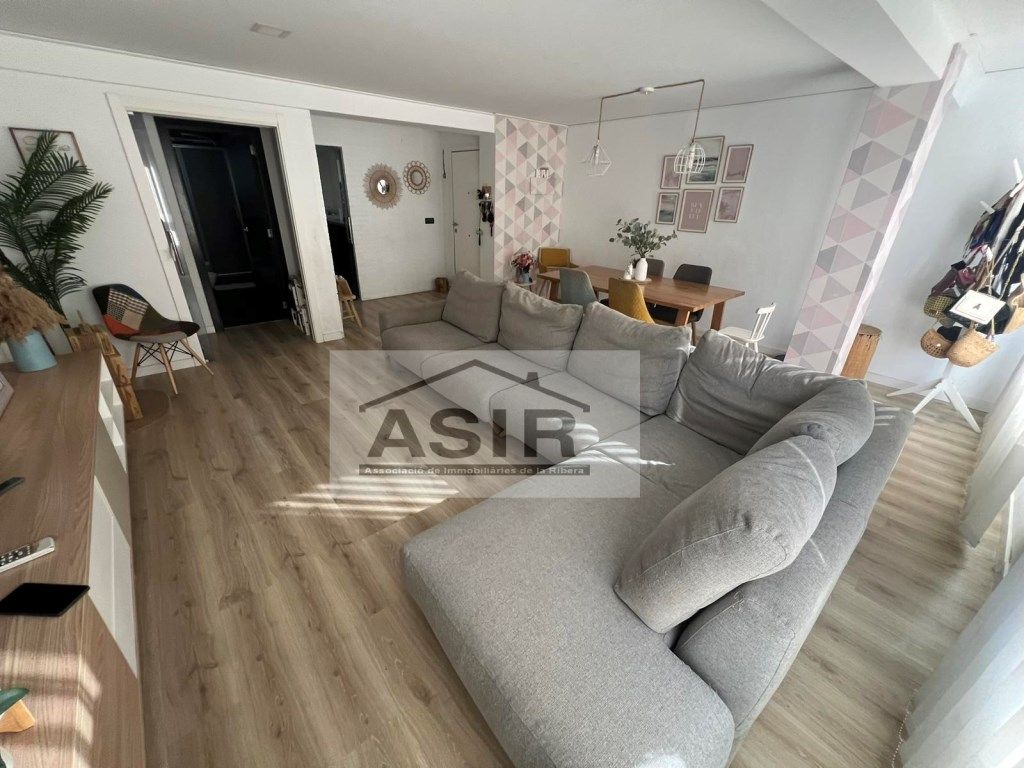 Living room of Flat for sale in Alberic  with Air Conditioner and Terrace